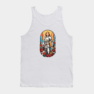 St Joan of Arc Am Not Afraid I Was Born Do This Saint Tank Top